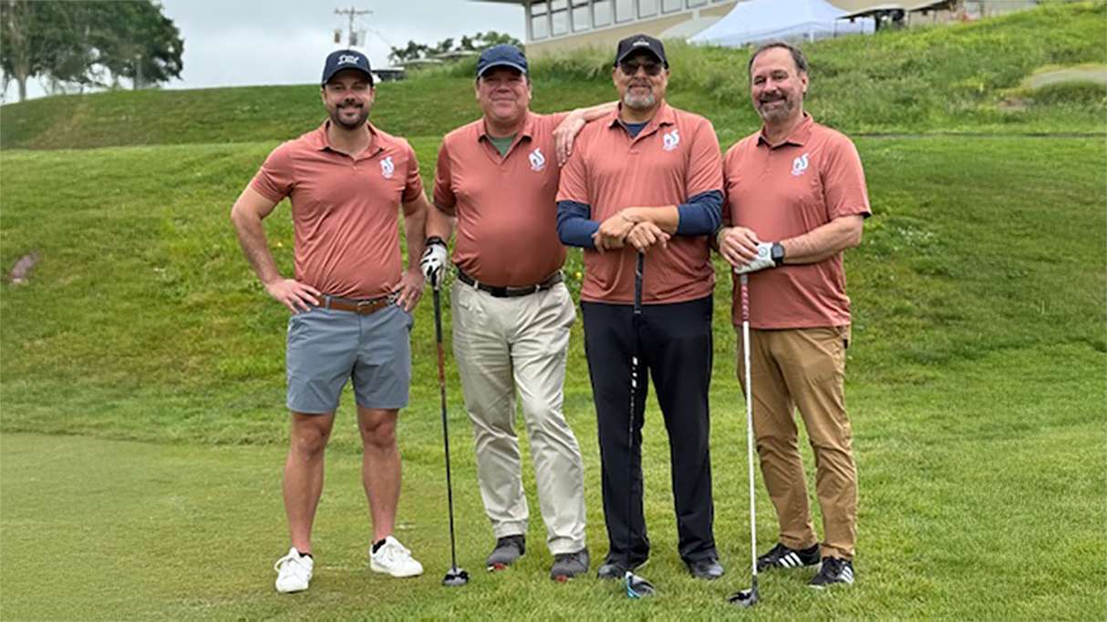 Image of golfers